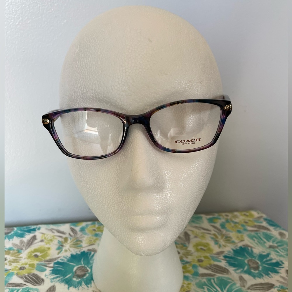 Coach Eyeglass Frames, HC6065 5288 51mm, Confetti Purple